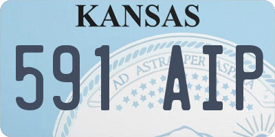 KS license plate 591AIP
