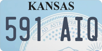 KS license plate 591AIQ