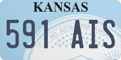 KS license plate 591AIS