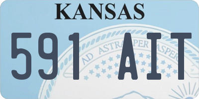 KS license plate 591AIT