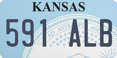 KS license plate 591ALB