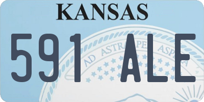KS license plate 591ALE