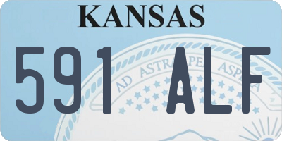 KS license plate 591ALF