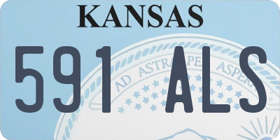 KS license plate 591ALS