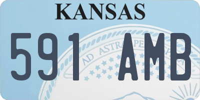 KS license plate 591AMB