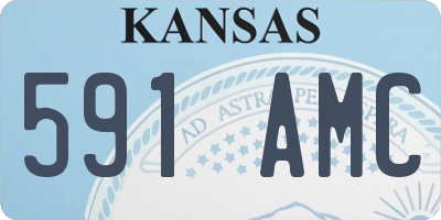 KS license plate 591AMC