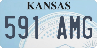 KS license plate 591AMG