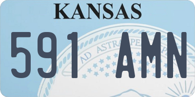 KS license plate 591AMN