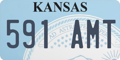 KS license plate 591AMT
