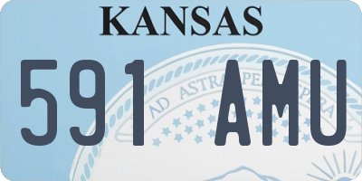 KS license plate 591AMU