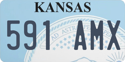 KS license plate 591AMX