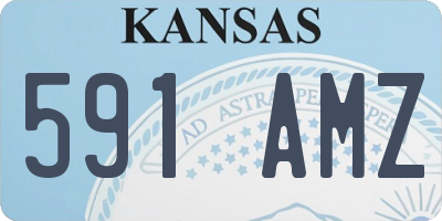 KS license plate 591AMZ