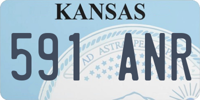 KS license plate 591ANR