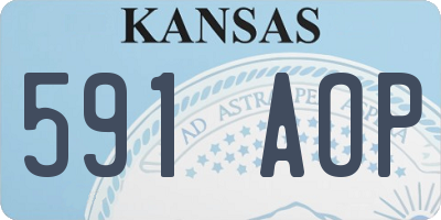 KS license plate 591AOP
