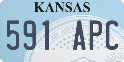 KS license plate 591APC