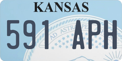 KS license plate 591APH