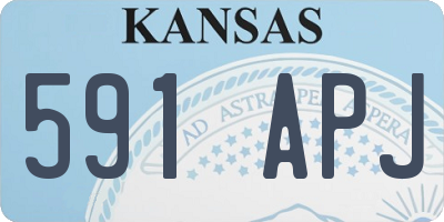 KS license plate 591APJ