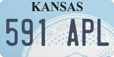 KS license plate 591APL