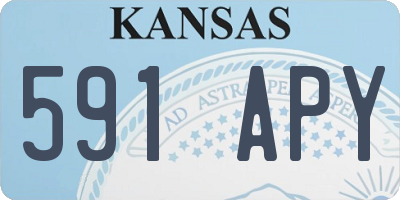 KS license plate 591APY