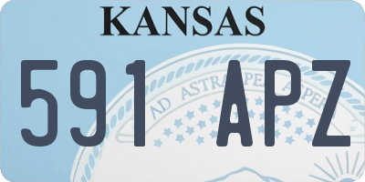 KS license plate 591APZ