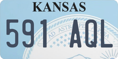 KS license plate 591AQL