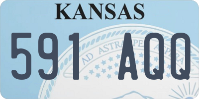 KS license plate 591AQQ
