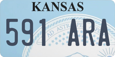 KS license plate 591ARA