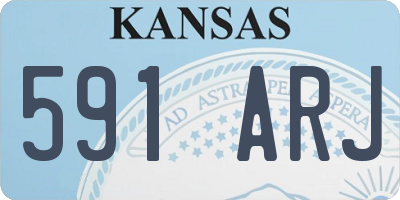 KS license plate 591ARJ