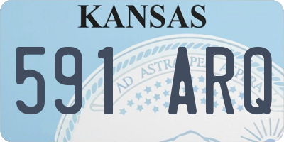 KS license plate 591ARQ