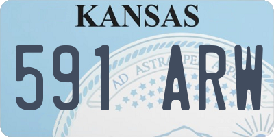 KS license plate 591ARW