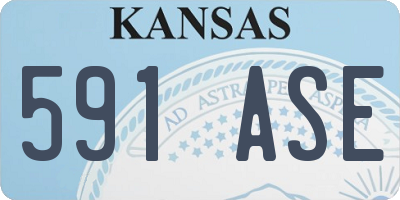 KS license plate 591ASE