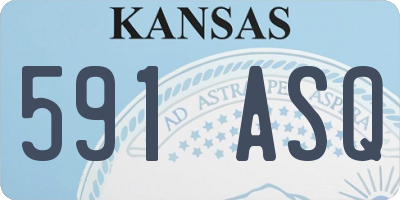 KS license plate 591ASQ