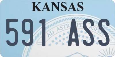 KS license plate 591ASS