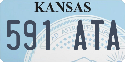 KS license plate 591ATA