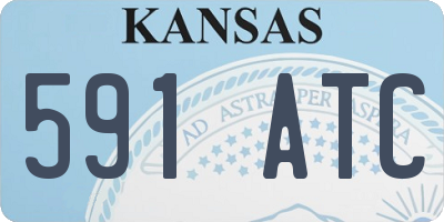 KS license plate 591ATC