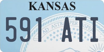 KS license plate 591ATI