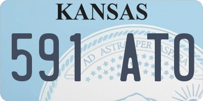 KS license plate 591ATO