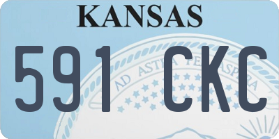 KS license plate 591CKC