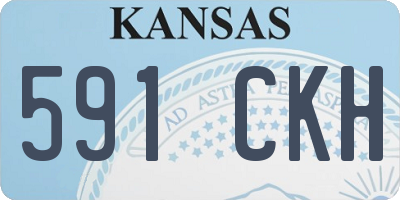 KS license plate 591CKH