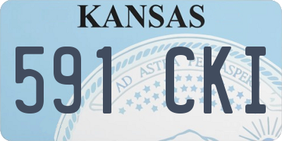 KS license plate 591CKI