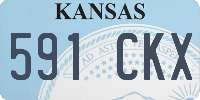 KS license plate 591CKX