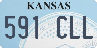 KS license plate 591CLL