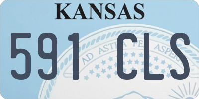 KS license plate 591CLS