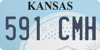 KS license plate 591CMH