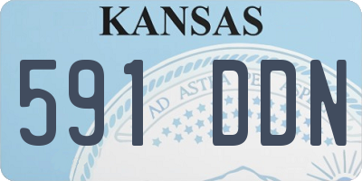 KS license plate 591DDN