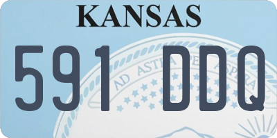 KS license plate 591DDQ