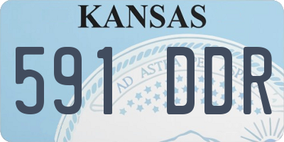 KS license plate 591DDR