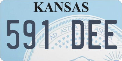 KS license plate 591DEE