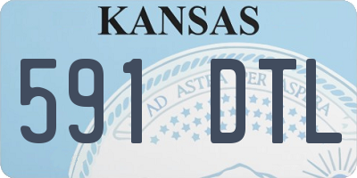KS license plate 591DTL