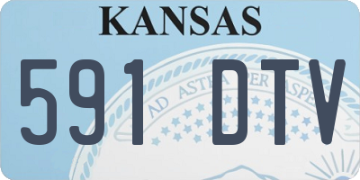 KS license plate 591DTV